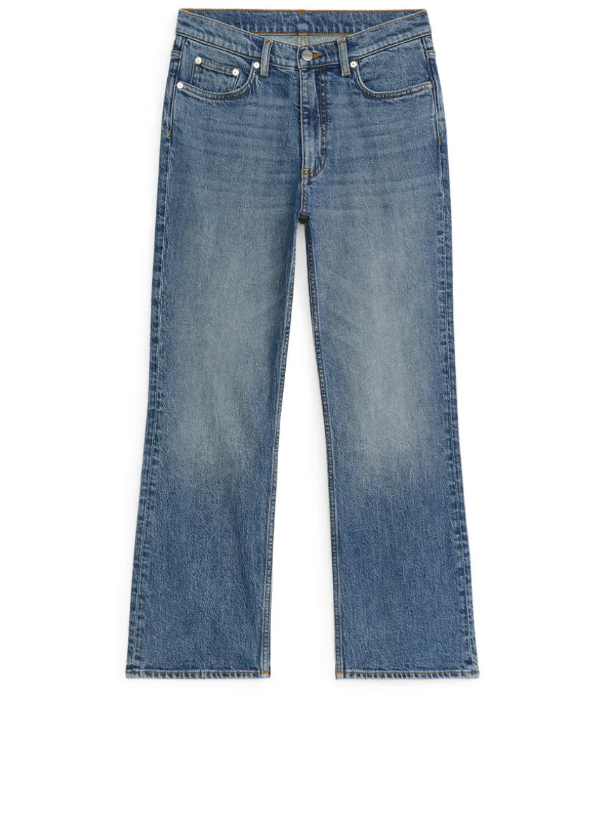 FERN CROPPED Flared Stretch Jeans
