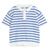 Fine-Knit Polo Shirt