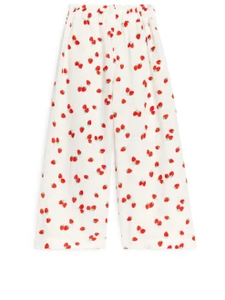 Fluid Cotton Muslin Trousers