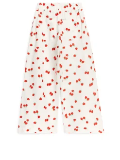 Fluid Cotton Muslin Trousers