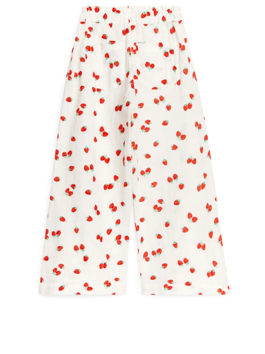 Fluid Cotton Muslin Trousers