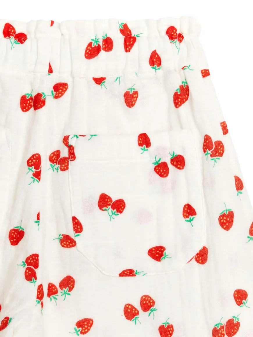 Fluid Cotton Muslin Trousers