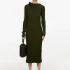 Fold-Over Knitted Dress