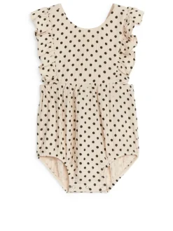 Frill Muslin Romper