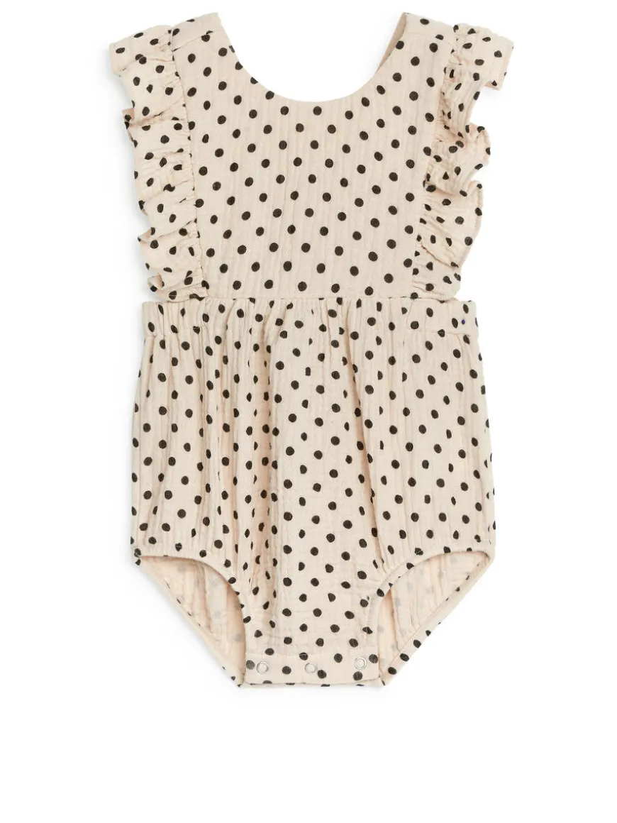 Frill Muslin Romper