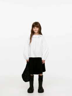 Frill-Collar Blouse