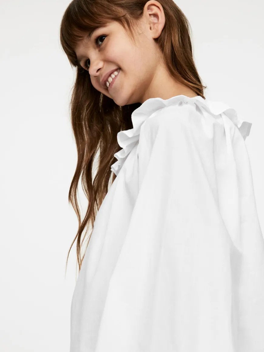 Frill-Collar Blouse