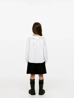 Frill-Collar Blouse