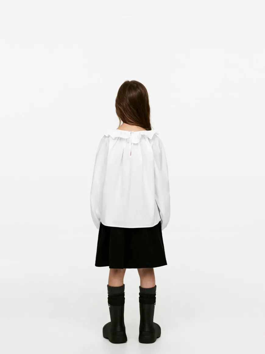 Frill-Collar Blouse