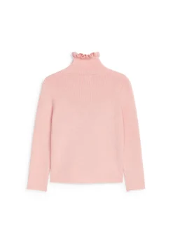 Frill-Collar Wool Jumper