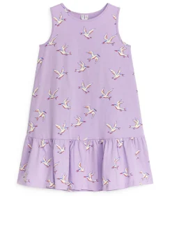 Frilled Jersey Dress