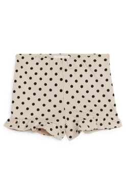 Frilled Jersey Shorts