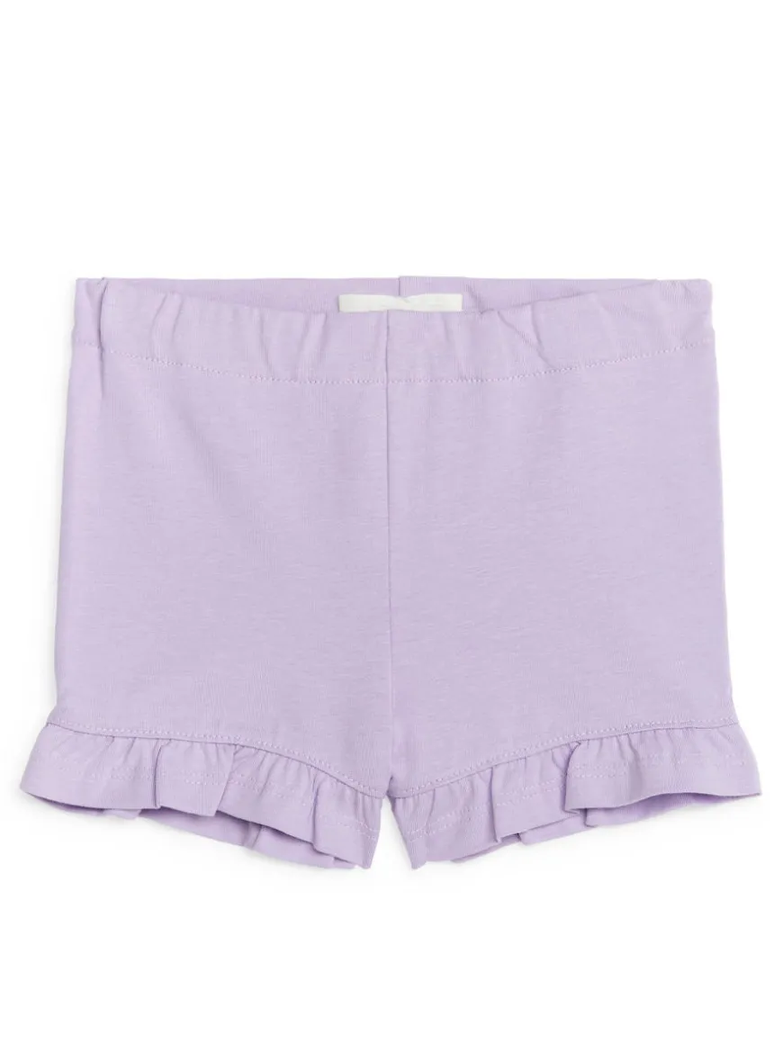 Frilled Jersey Shorts