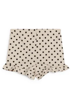 Frilled Jersey Shorts