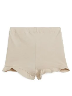 Frilled Jersey Shorts