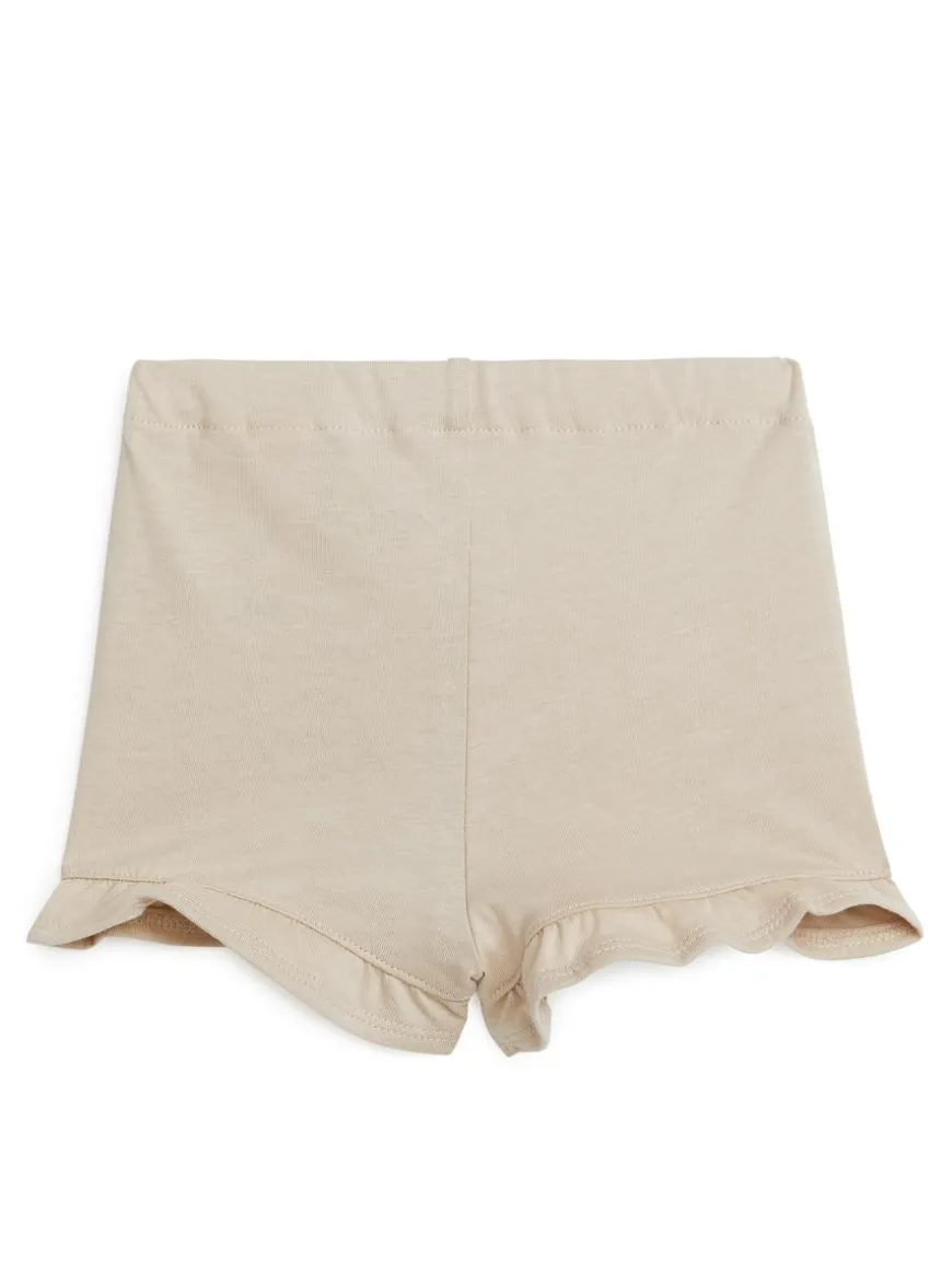 Frilled Jersey Shorts