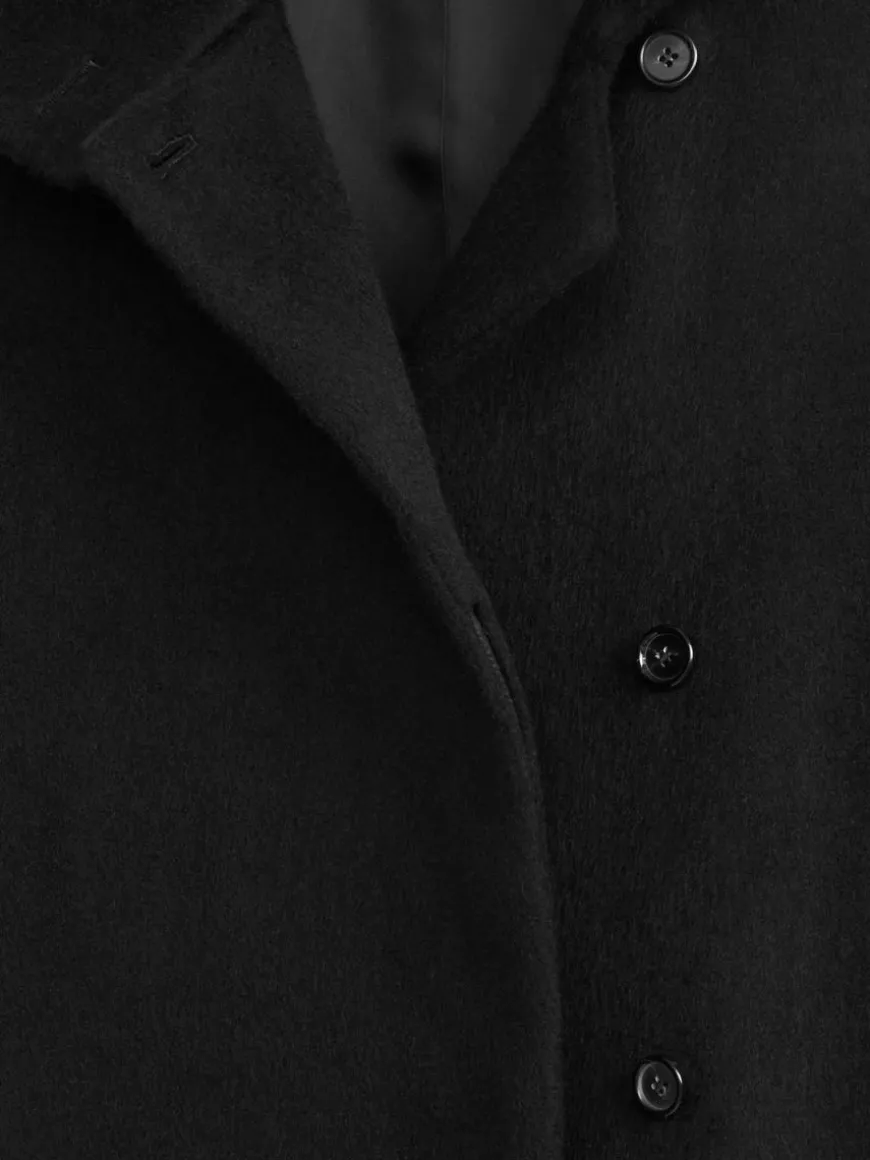 Fuzzy Wool-Blend Jacket