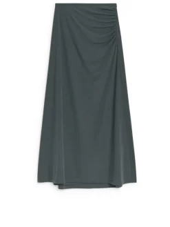 Gathered Maxi Skirt
