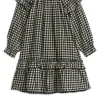 Gingham Flannel Dress