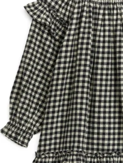 Gingham Flannel Dress
