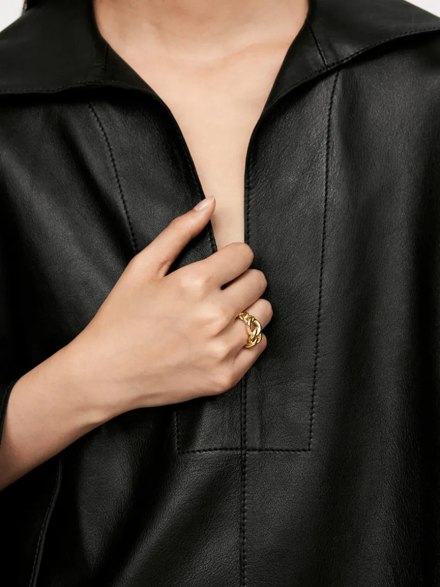 Gold-Plated Chain Ring