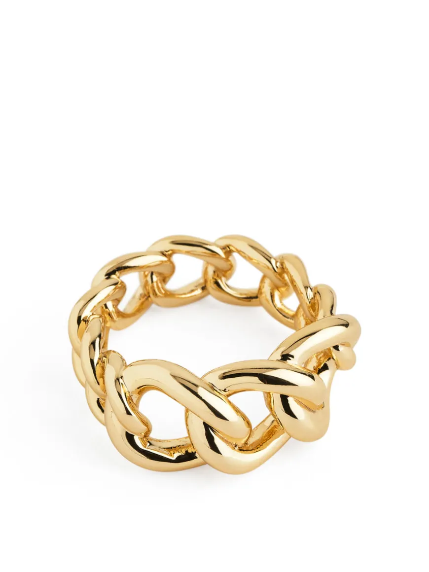 Gold-Plated Chain Ring