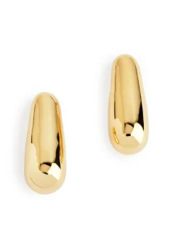 Gold-Plated Drop Earrings