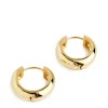Gold-Plated Hoop Earrings