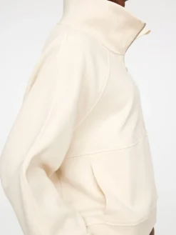 Half-Zip Cotton Sweatshirt