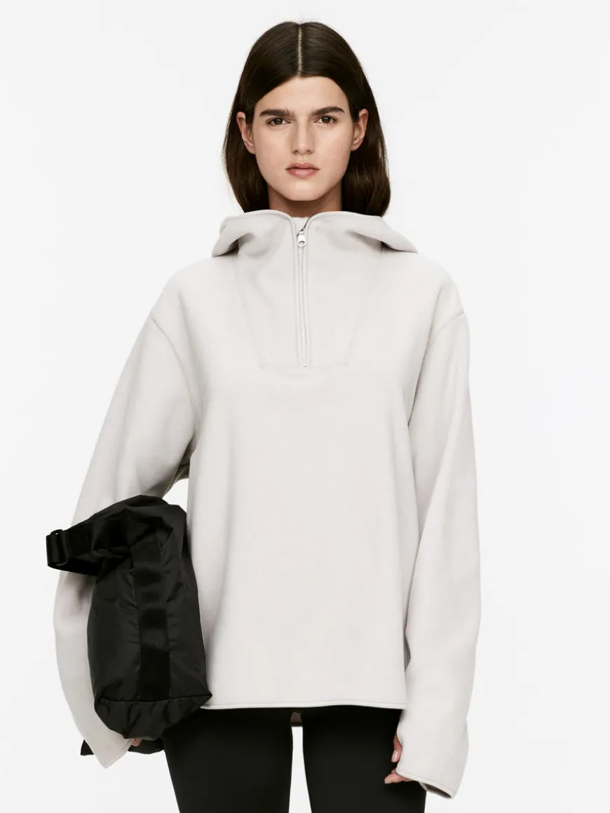 Half-Zip Fleece Hoodie