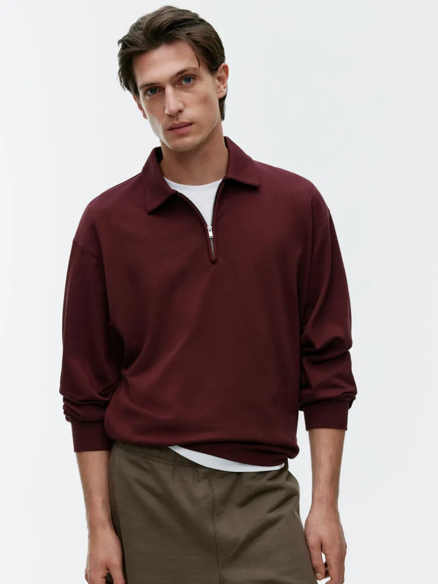 Half-Zip Polo Shirt
