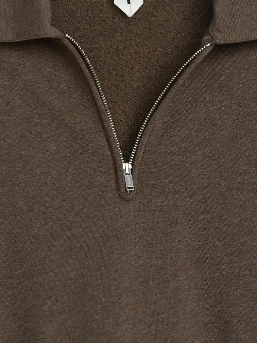 Half-Zip Polo Shirt