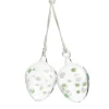 Hanging Glass Ornaments Set Of 2