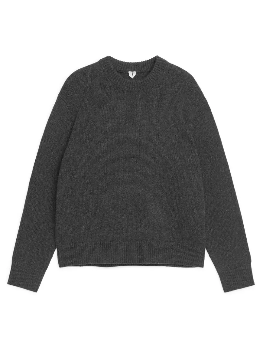 Heavy Knit Wool Blend Jumper