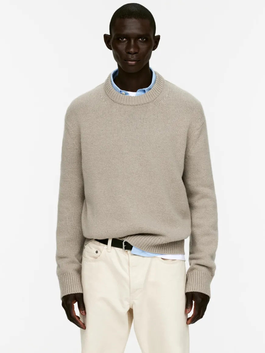 Heavy Knit Wool Blend Jumper