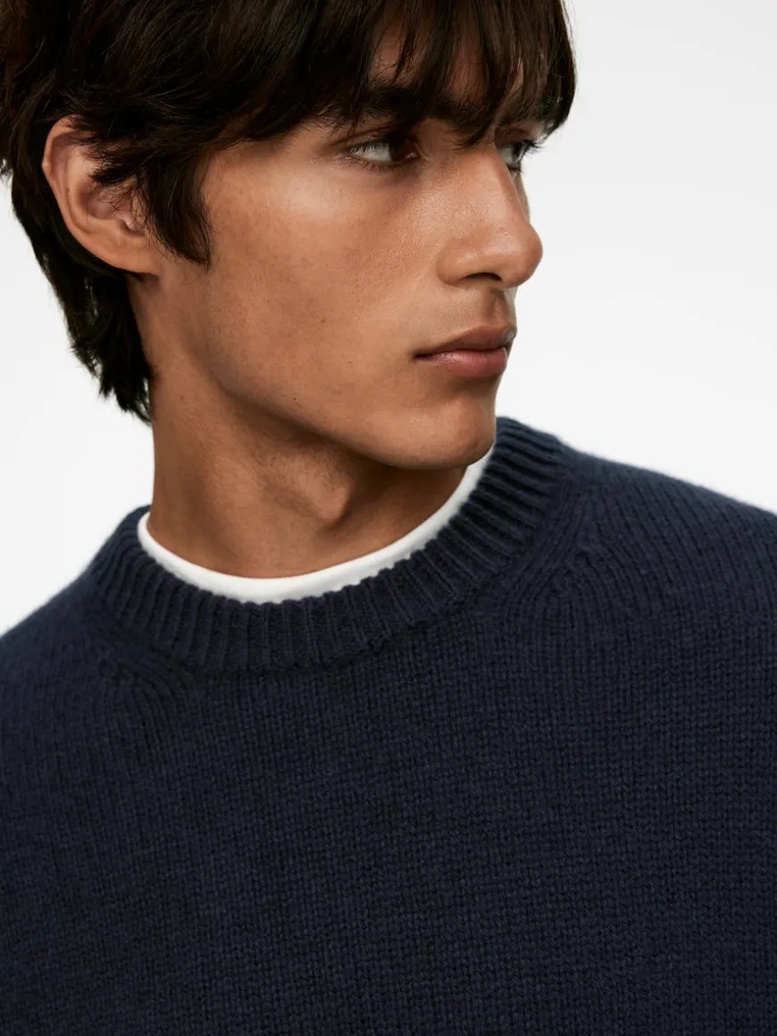 Heavy Knit Wool Blend Jumper