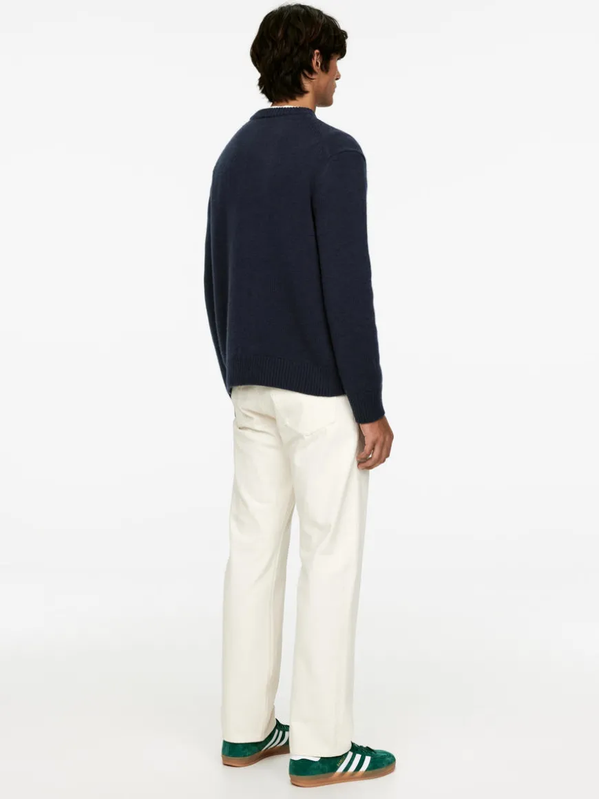 Heavy Knit Wool Blend Jumper