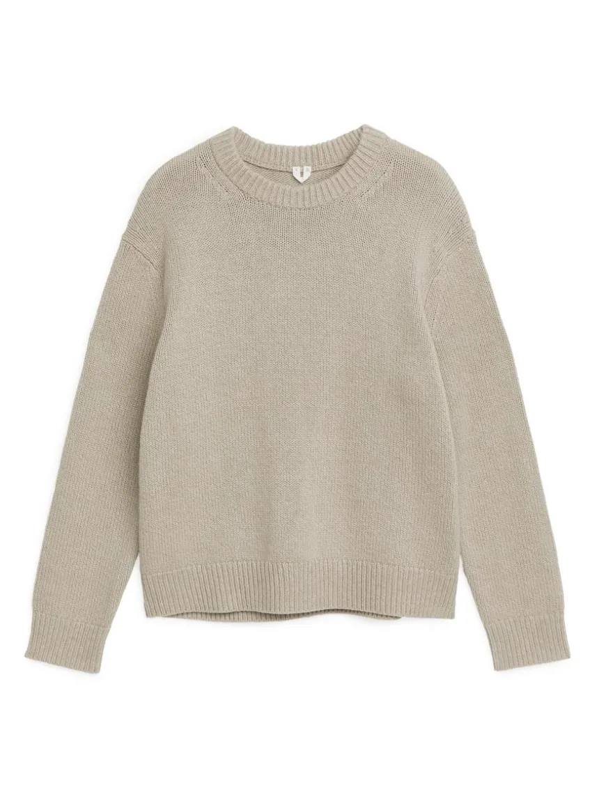 Heavy Knit Wool Blend Jumper