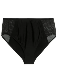High Waist Mesh Briefs