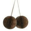 Honeycomb Ornaments Set Of 2
