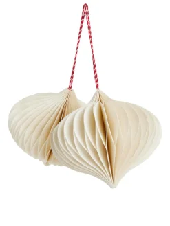 Honeycomb Ornaments Set Of 2