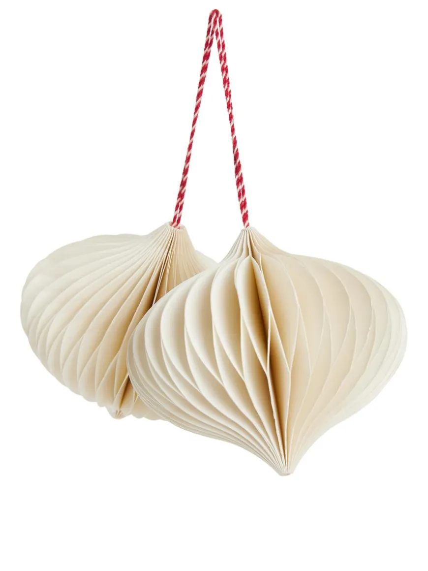 Honeycomb Ornaments Set Of 2