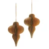 Honeycomb Ornaments Set Of 2