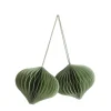 Honeycomb Ornaments Set Of 2