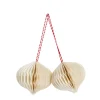 Honeycomb Ornaments Set Of 2