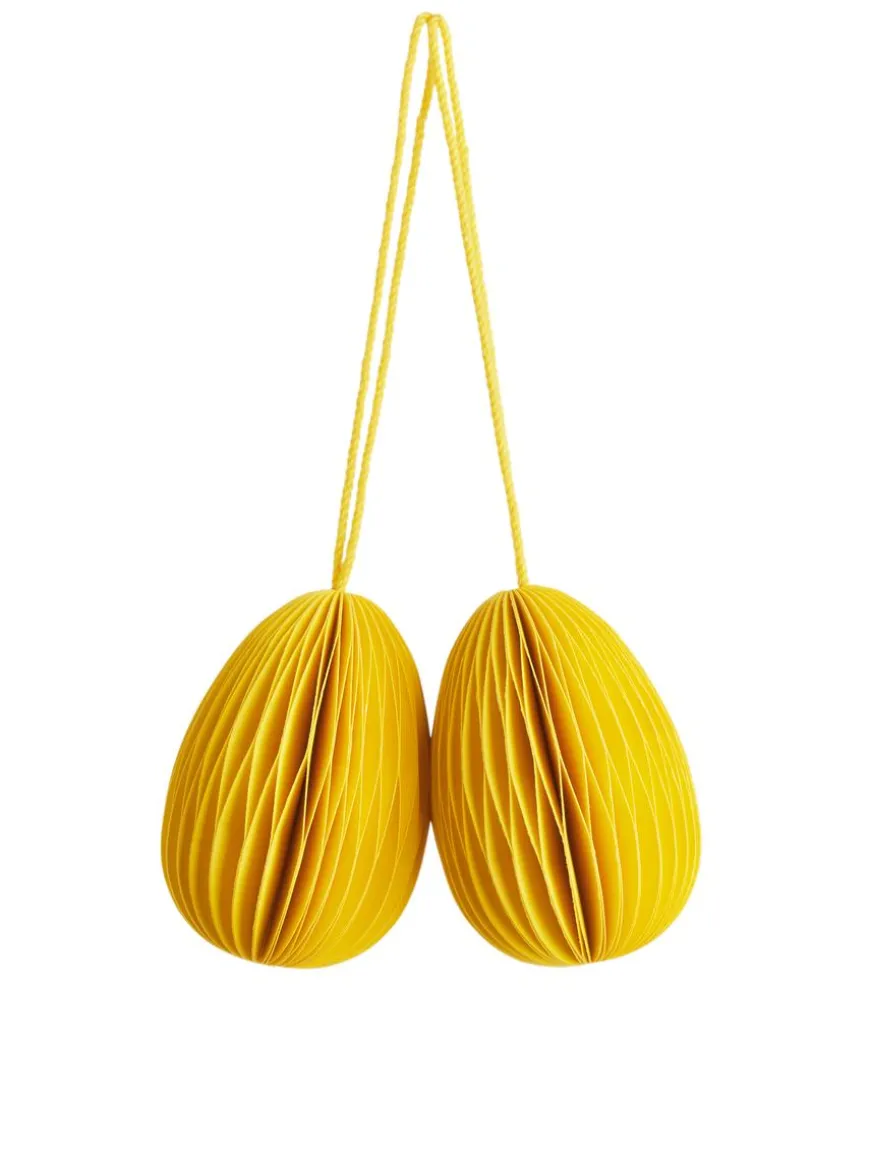 Honeycomb Ornaments Set Of 2