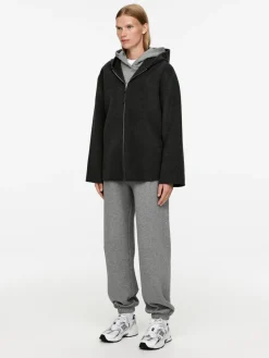 Hooded Wool-Blend Jacket