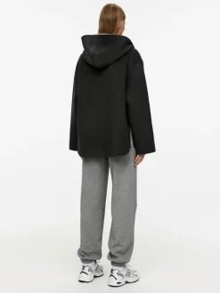 Hooded Wool-Blend Jacket