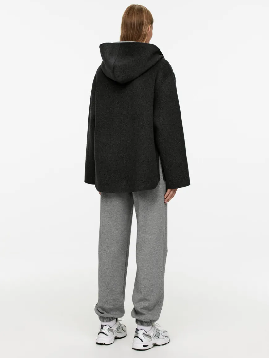 Hooded Wool-Blend Jacket