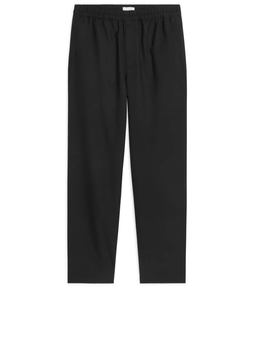 Hopsack Drawstring Trousers